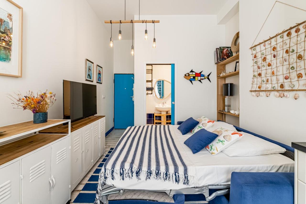 Studio Shell 26M2, 120M Vieux-Port, Clim, Wifi, Acces Autonome Avec Code Marseille Exteriör bild